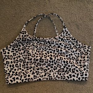 Cheetah Print Workout Top